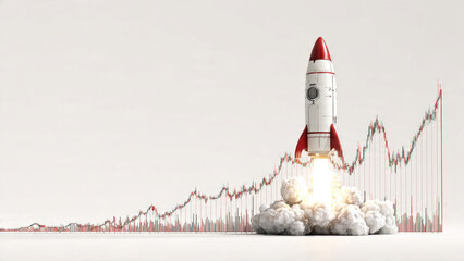 Stock Market Rocket Launch