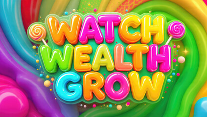 Watch Wealth Grow Candy Text