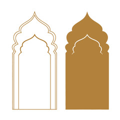 Islamic arch design templates