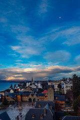  cidade de San Carlos de Bariloche, Centro C&iacute;vico, Patag&ocirc;nia Argentina Lago glacial Nahuel Huapi