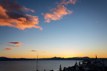  cidade de San Carlos de Bariloche, Centro C&iacute;vico, Patag&ocirc;nia Argentina Lago glacial Nahuel Huapi