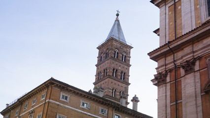 The Basilica of Saint Mary Major in Rome, Italy, Europe.