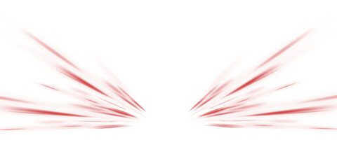 Png futuristic technological style. Png abstract background with speed lines. Neon color rays vector abstract background. The light lines of the road a blue light background creating of movement