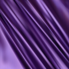 Crumpled purple silk fabric as background, top view. Space for text. eps 10