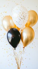 Festive Balloons: A cluster of balloons in classic colors, celebrating joy and special moments.