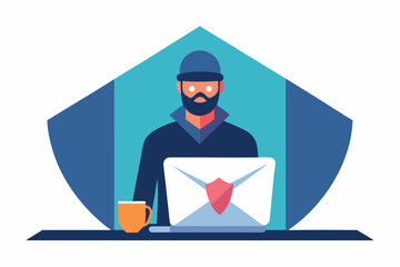 Cybersecurity Specialist Responding to Real Time Threat Alert on Network Operations Dashboard