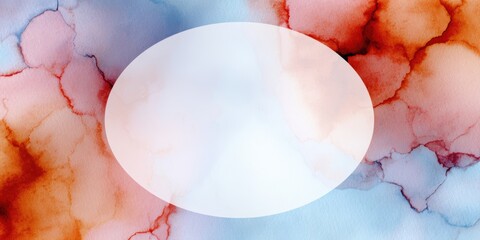 watercolor postcard template, a gentle watercolor postcard with soft, ethereal colors evokes a feeling of delicate care and life text can be added