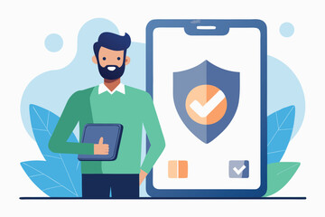 Web Browser Interface Showing a Comparison Between Secure and Fake Websites