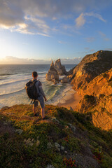 Praia da Ursa nahe dem Cabo da Roca &ndash; dramatische Landschaft am ende der welt