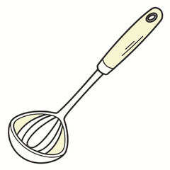 plastic spoon on white background