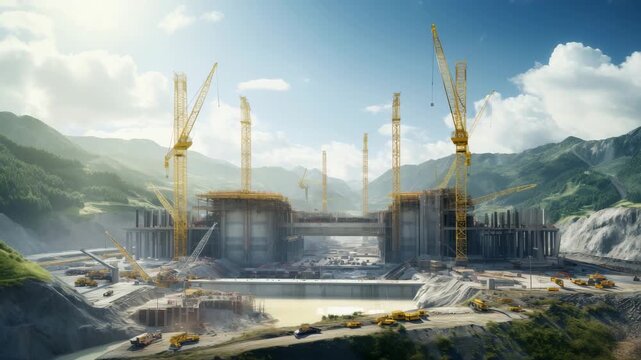 Modern Infrastructure Development in Mountain Landscape