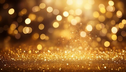 Festive Golden Background