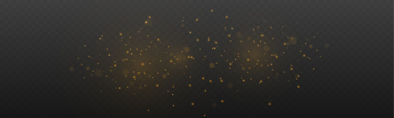 Sparkling magic dust shines against a dark background. Floating light particles form a dreamy cinematic glow. The atmosphere feels mystical, festive, and full of wonder. © IvanLi