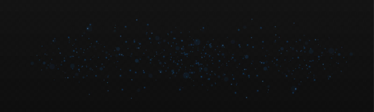 Abstract blue dust sparkles in slow motion. Soft glowing particles add depth and mystery. This cinematic illustration feels dreamy, calm, and full of magic.