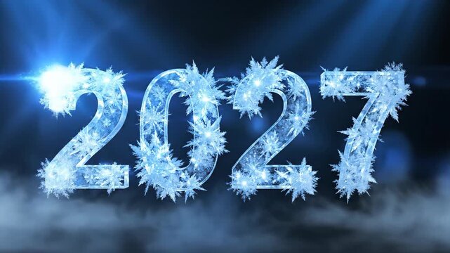 Frozen Numbers Two Thousand Twenty Three, Ice Crystal Design
