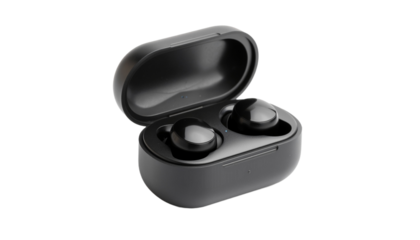 Wireless earbud in charging case