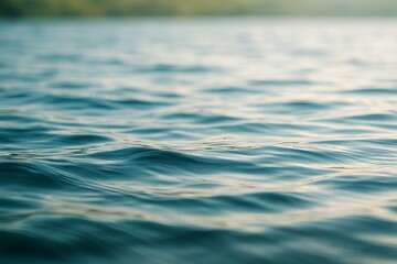 Abstract water ripples and light texture in closeup natural background with calm movement