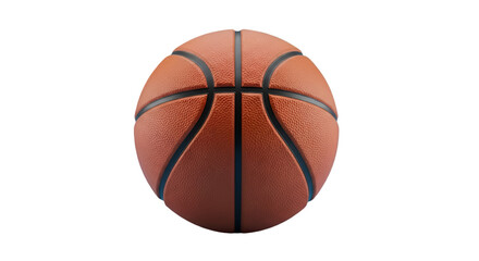 Basketball on white background