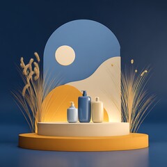 Serene sunset beauty display