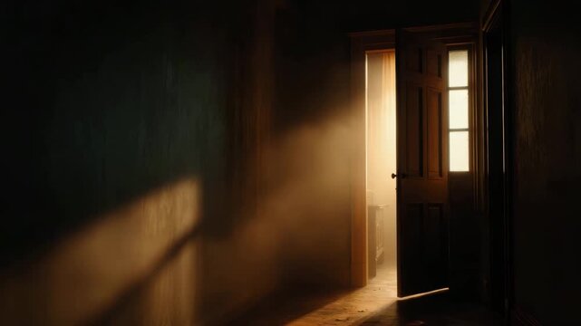 New Opportunity and Fresh Start Open Door Concept