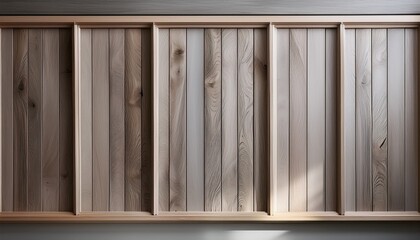 Stylish Contemporary Wainscoting Made Of Thin Gray Toned Pine Timber Planks Provides Textured Backdrop For Design