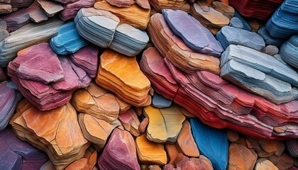 Colourful Sedimentary Rocks Formed By The Accumulation Of Sediments N Natural Rock Layers Backgrounds Patterns And Textures Abstract Graphic Design N Geology N Nature Formations