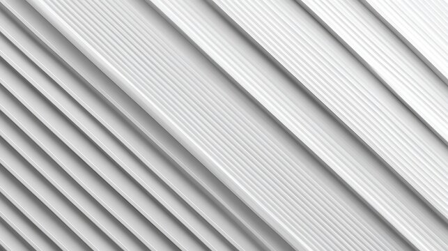 Abstract photo background of parallel white ribbed lines with shadows texture pattern