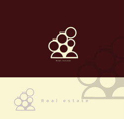 Contemporary Building Logo Mark &ndash; Real Estate, Office and Urban Brand