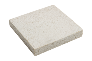 Heat Proof Industrial Fire Resistant Stone Slab Isolated on a Transparent Background