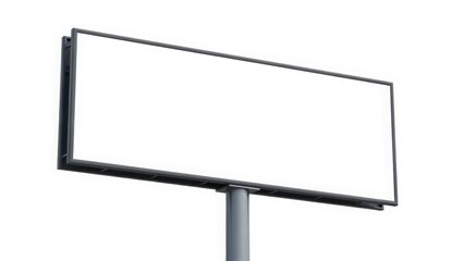 Obraz premium Blank billboard on white background