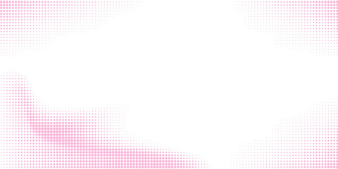 Obraz premium white polka dots pattern over hot pink useful as a background good effect