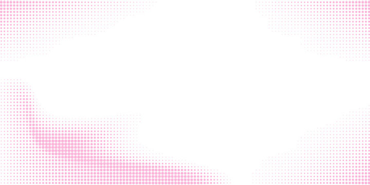 white polka dots pattern over hot pink useful as a background good effect