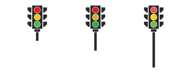 Traffic restriction sign icons with up and down arrows, road safety vector symbols in three colors
