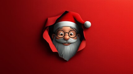 happy new year and merry christmas. christmas greeting card.