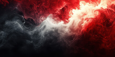 cosmic crimson vortex nebula swirling dramatically in void space with intense black contrasts ideal for sci-fi wallpaper or digital banner background