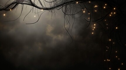 Dark wood background with mysterious light
