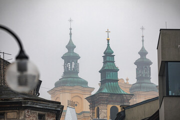 Panorama Miasta Przemyśl. Panorama Przemyśla, województwo podkarpackie, Polska. Stare Miasto w Przemyślu.