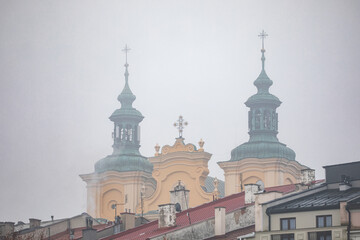 Panorama Miasta Przemyśl. Panorama Przemyśla, województwo podkarpackie, Polska. Stare Miasto w Przemyślu.