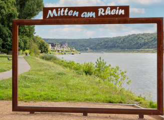 Rheinpromenade von Unkel am Rhein