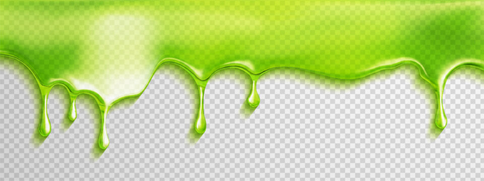 Toxic slime green background with drip halloween splash and snot liquid 3D. Paint fluid phlegm with toxic design and slime green texture for spooky comic. Jelly splatter aesthetic for halloween