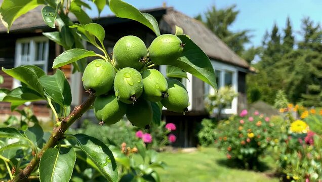 fresh sunny 4k closeup showing ripe gooseberries in garden with vivid natural colors highlighting organic freshness summer harvest mes and seasonal healthy fruit