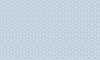 6枚の花びらが重なり3枚の花びらの模様を作る円のジオメトリックなパターン背景