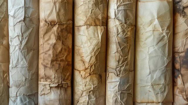 Video A stack of paper rolls with no end in sight