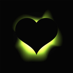 Heart illuminate light frame