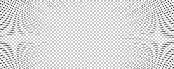 Black comic book transparent background