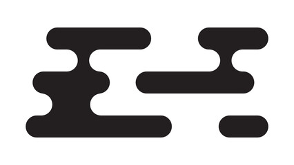 Black traditional Asian-style cloud