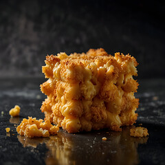 Deep fried mac n cheese bites in crispy golden perfection