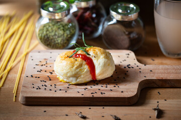 Nutritious Cheese Whole Wheat Bread for Breakfast