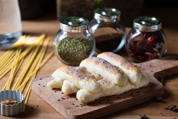 Nutritious Cheese Whole Wheat Bread for Breakfast