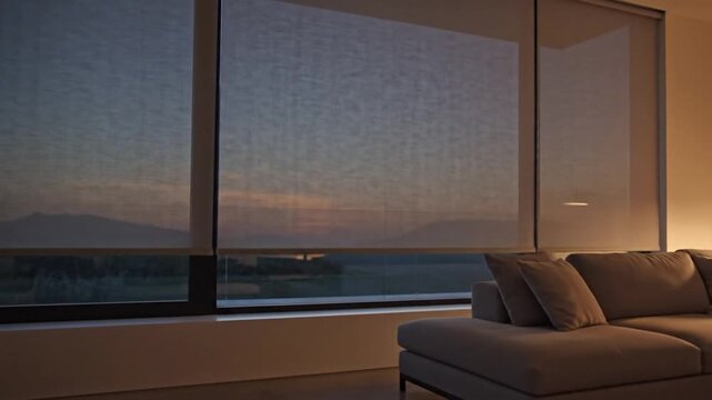 Footage of Automated Blinds